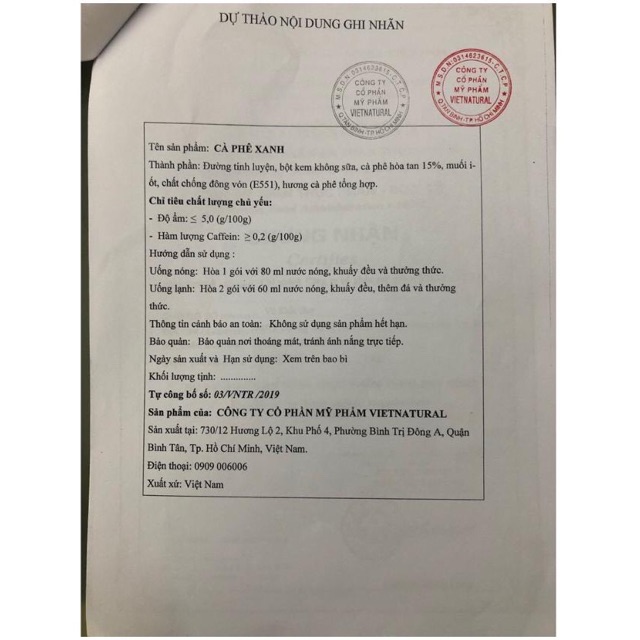 CÀ PHÊ XANH KHÁNG MỠ THIÊN NHIÊN VIỆT ( cam kết chuẩn ) | BigBuy360 - bigbuy360.vn