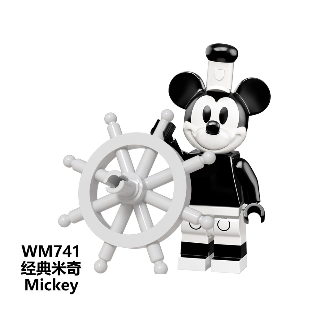 Bộ Đồ Chơi Lắp Ráp Lego WM6066 WM743 Hình Chuột Mickey Vịt Donald