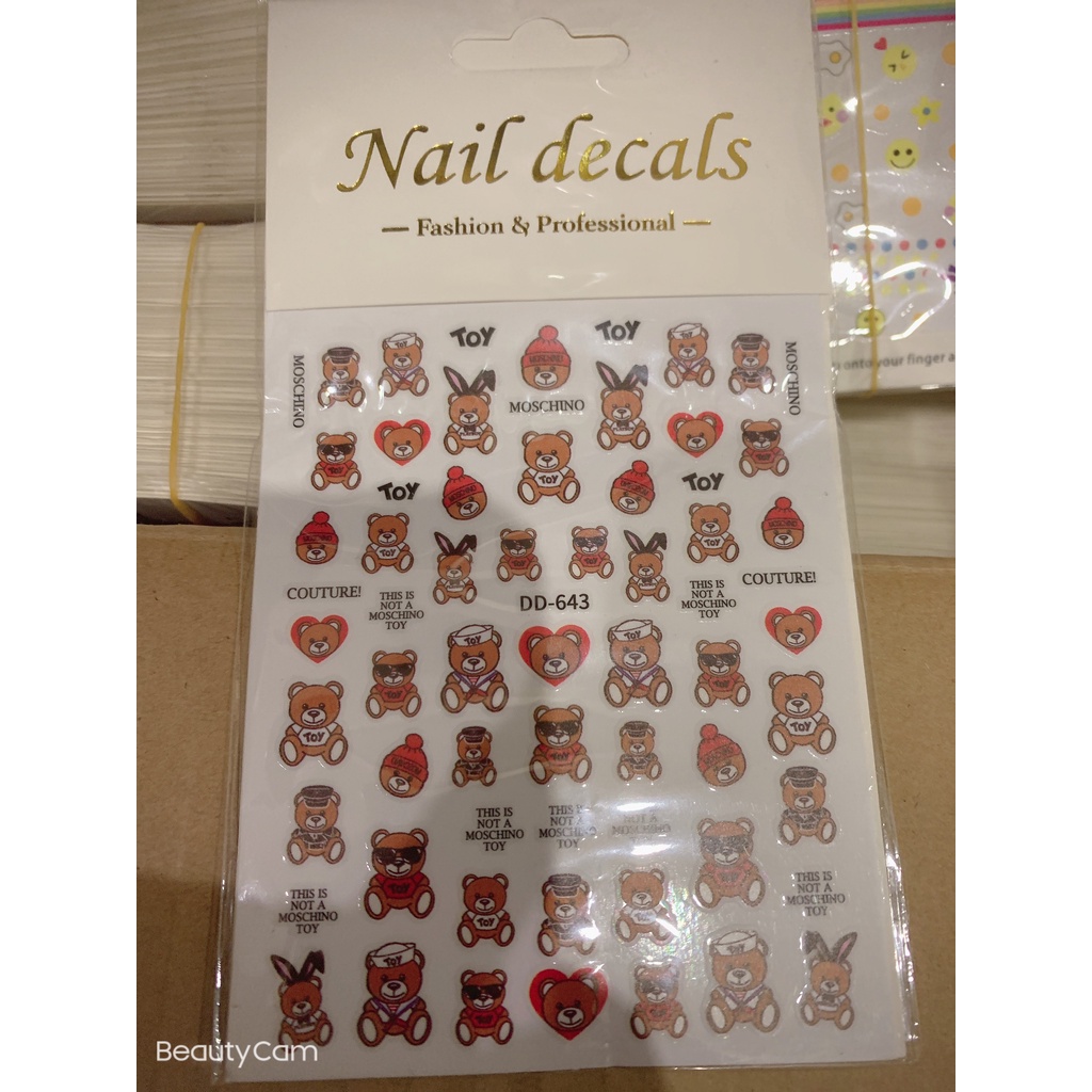 sticker mã mới 2023 trang trí nail