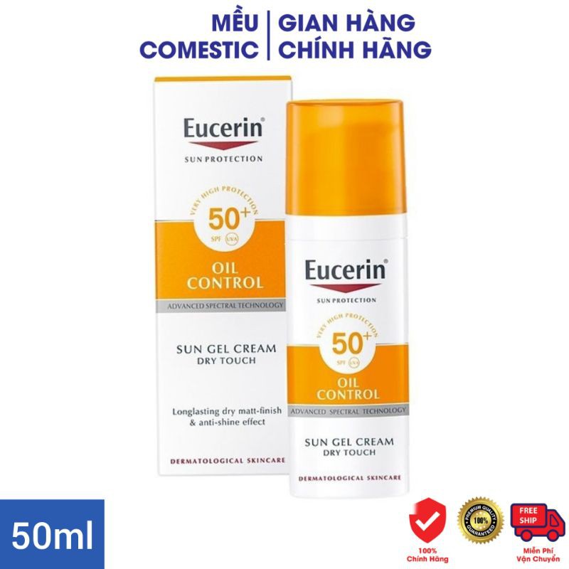 Kem Chống Nắng Kiềm Dầu Eucerin Oil Control Dry Touch SPF50+ 50ml