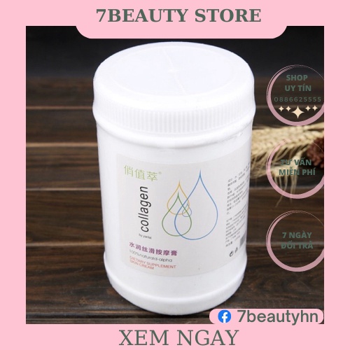 Kem Massage Colagen 1kg Dùng Trong Spa Thẫm Mỹ Viện
