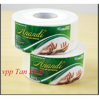 Giấy vệ sinh anandi cao cấp cuộn lớn 700g