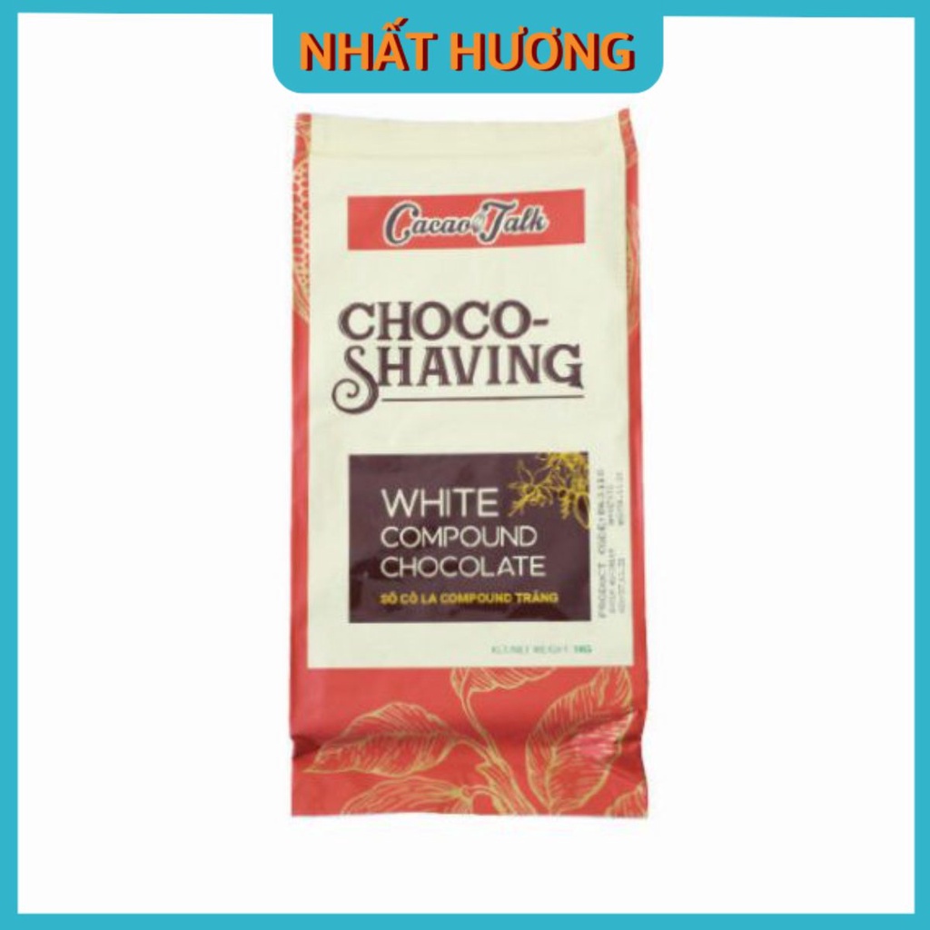 Choco Shaving Trắng Cacao Talk 1kg