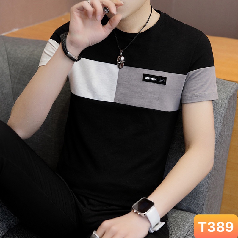 Áo thun nam polo cổ trụ màu trắng chất vải cotton dày dặn co giãn tay ngắn, phông nam đẹp lavado42 nhiều mẫu