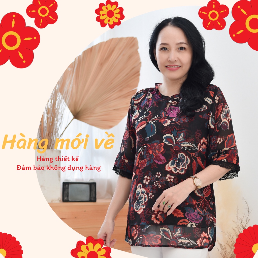 Madam Sotoni - Thời trang trung niên - Áo kiểu nữ trung niên - VRCD1101
