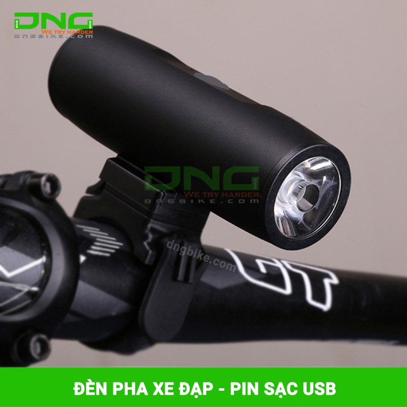 Đèn pha xe đạp pin sạc USB TX 300 cho các dòng xe đạp đua hay xe đạp touring