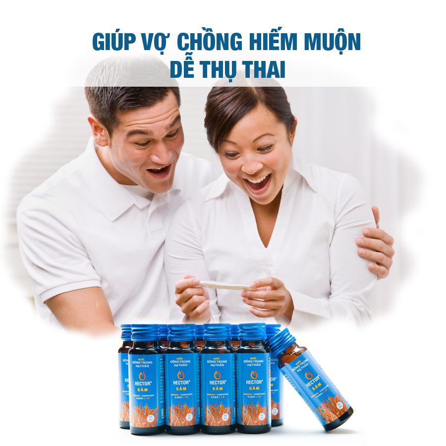 [CHÍNH HÃNG] Nước Đông Trùng Hạ Thảo Hector Sâm Hộp 10 Chai