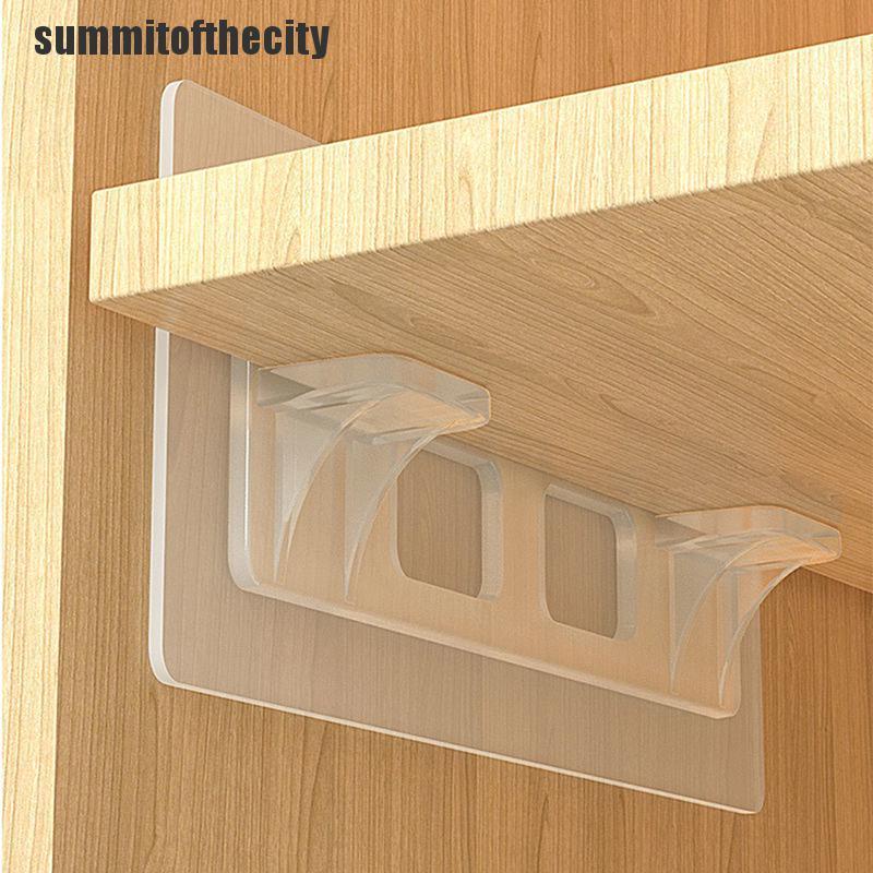 1 Kẹp Cố Định Kệ Tủ Gắn Tường Tiện Dụng