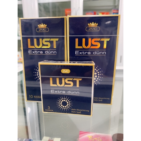 ✅ Bao cao su LUST ETRADUNN siêu mỏng sản xuất tại CHLB Đức