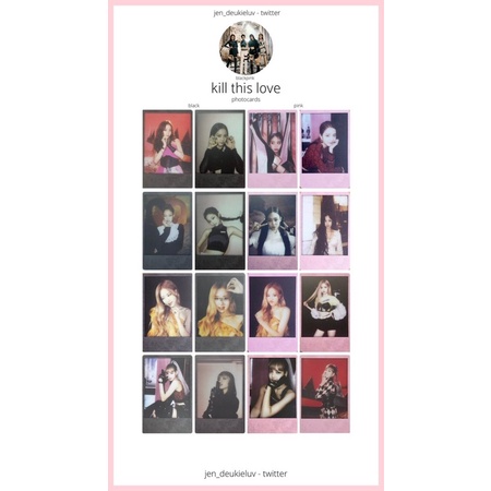 Ảnh BLACKPINK - Kill This Love có sẵn