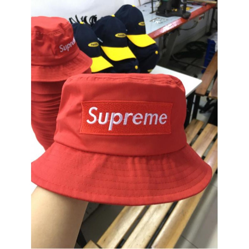 Nón(Mũ) Bucket,tai bèo,mũ vành Supreme. -dành cho Nam Nữ