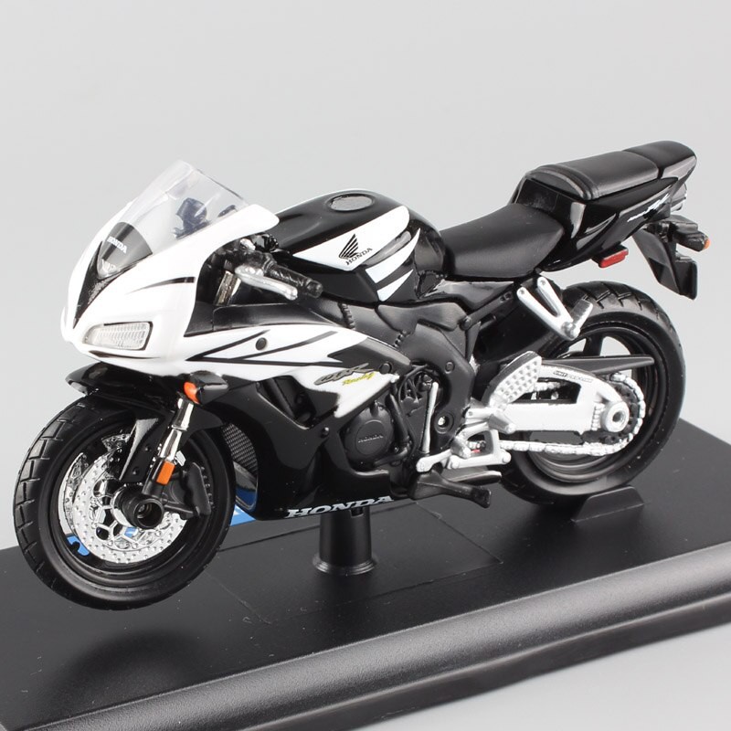 XE MÔ HÌNH - MOTO Honda CBR1000RR Đen Trắng - MAISTO tỷ lệ 1:18