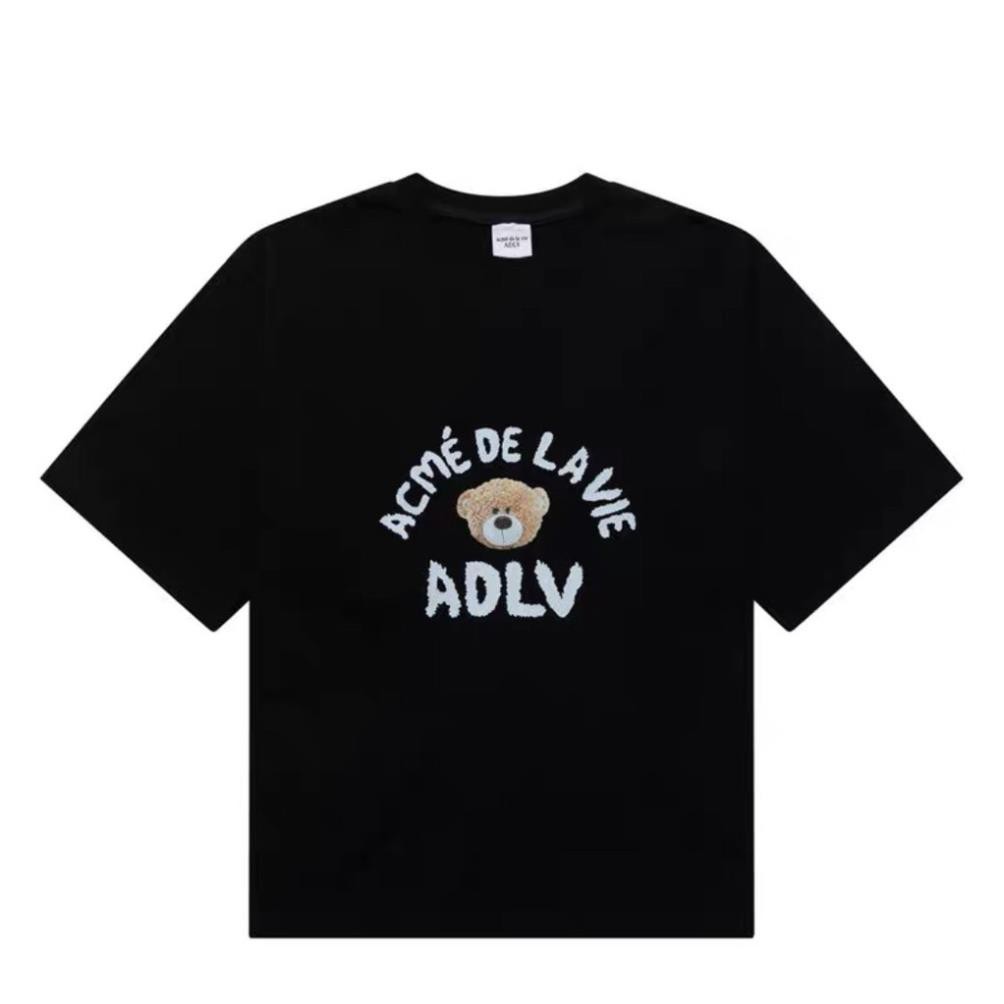 [Hàng Hiệu] Áo thun Tay Ngắn Unisex 100% Cotton ADLV In Hình Con Gấu Mới Nhất 2021 <3 | BigBuy360 - bigbuy360.vn
