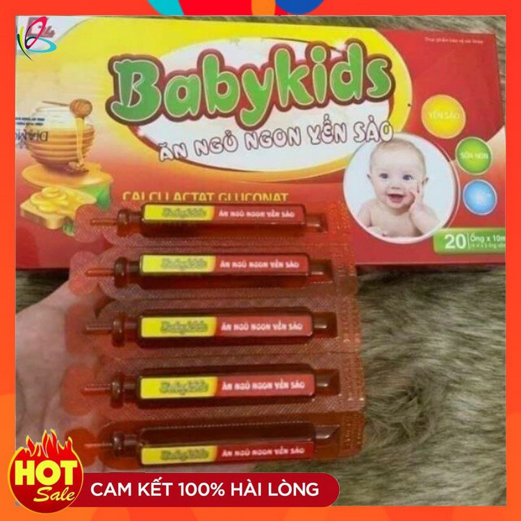 5 hộp babykids Ăn ngủ ngon yến sào Babykids cho bé ❤ Hàng chuẩn