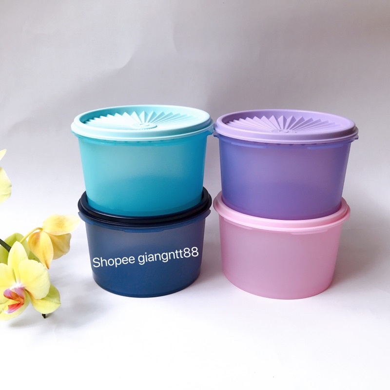 Bộ hộp bảo quản thực phẩm Midi Deco 4 hộp Tupperware | BigBuy360 - bigbuy360.vn