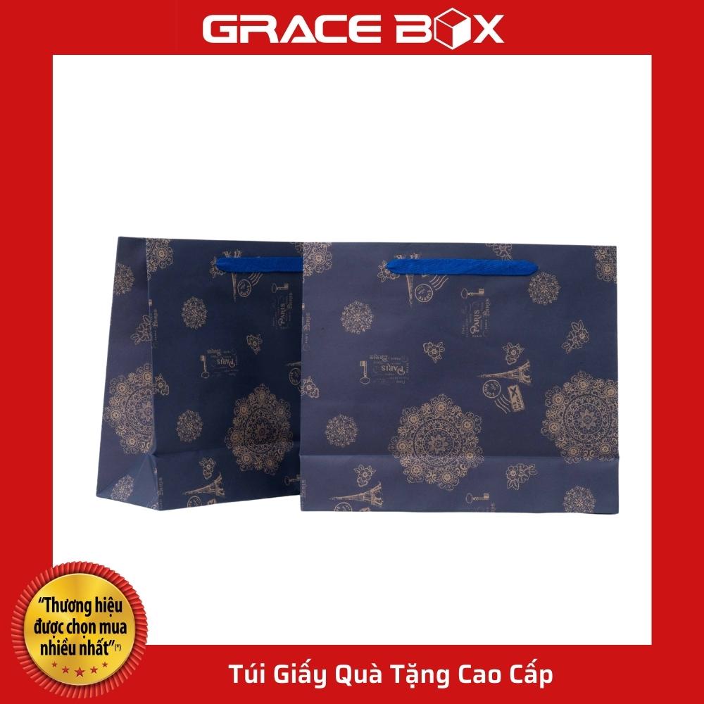 {Giá Sỉ} Túi Giấy Quà Tặng Họa Tiết Paris 1889 - Siêu Thị Bao Bì Grace Box