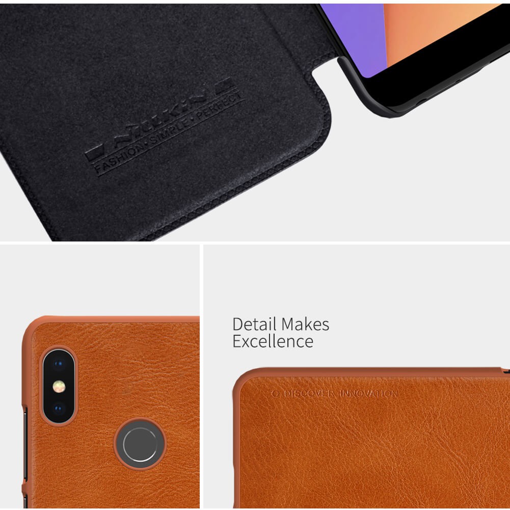 Bao da xiaomi redmi note 5 pro Nillkin Qin Series Leather