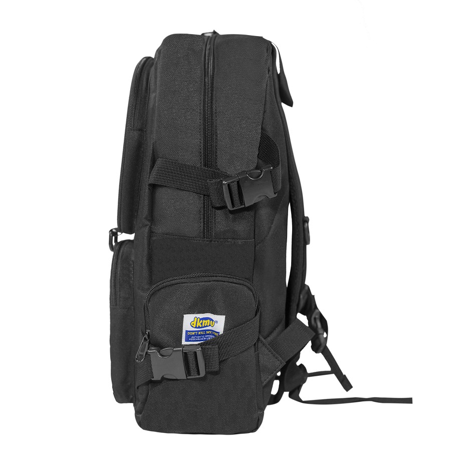 Balo đi học nữ màu đen DKMV Plastic Box Backpack | K-P07