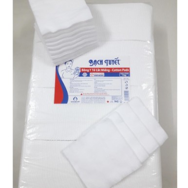 Bông Bạch Tuyết | Bông Tẩy Trang miếng cắt sẵn