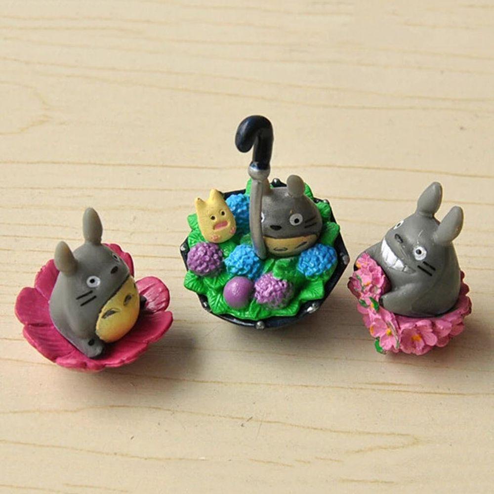 Set 9 Mô Hình Totoro 3-5cm Trang Trí Xe Hơi