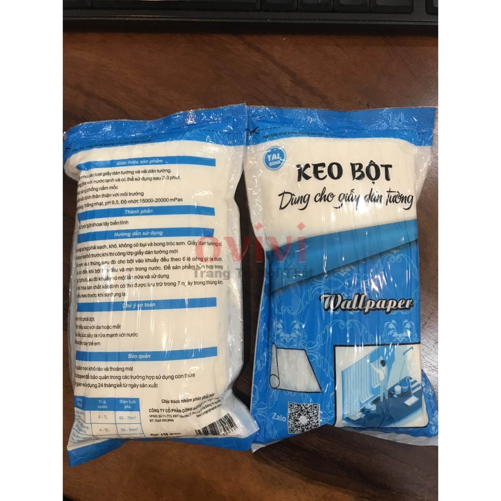 Keo bột dán giấy dán tường 150g