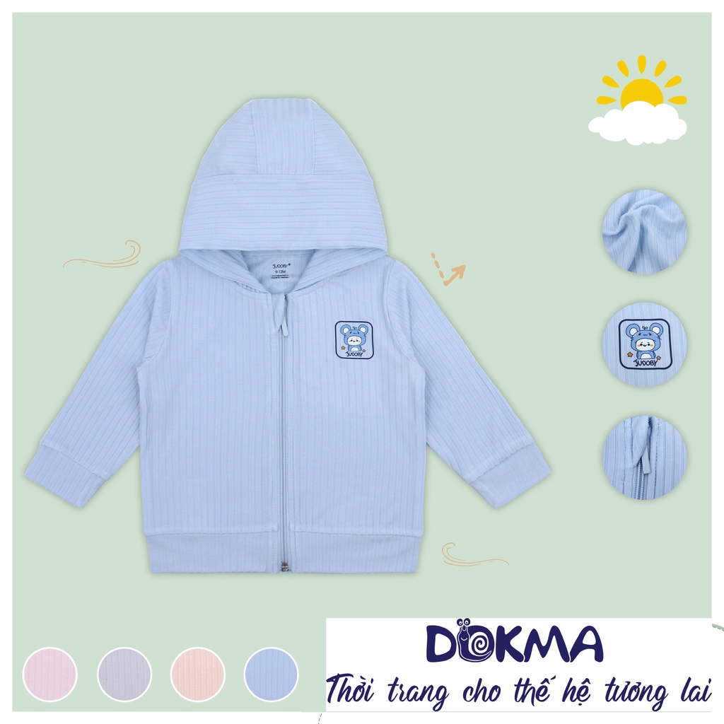 JA323 Áo khoác mũ kéo khóa của Công ty TNHH Dệt May DOKMA