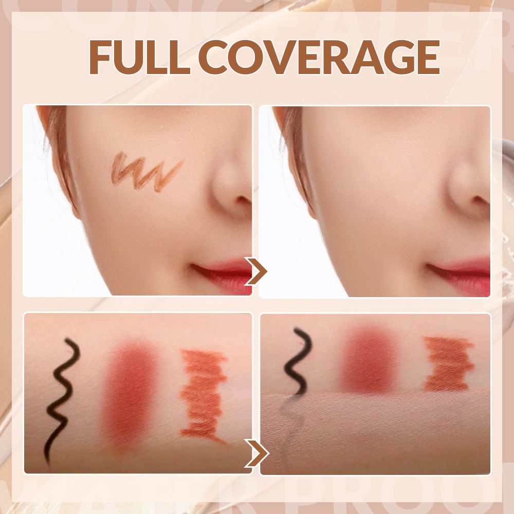 Bảng Phấn Che Khuyết Điểm SACE LADY Che Phủ Quầng Thâm Chống Thấm Nước Lâu Trôi Trọng Lượng Nhẹ JP5