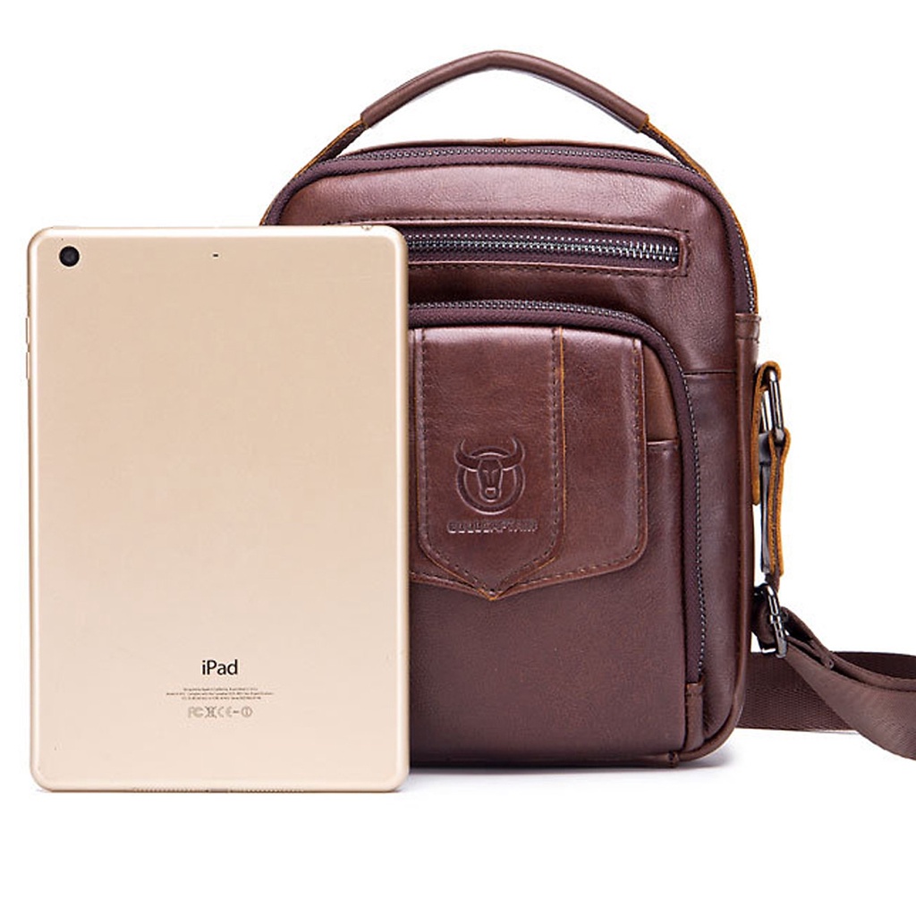 Túi đeo chéo nam DA tự nhiên BEE GEE – DCN9073