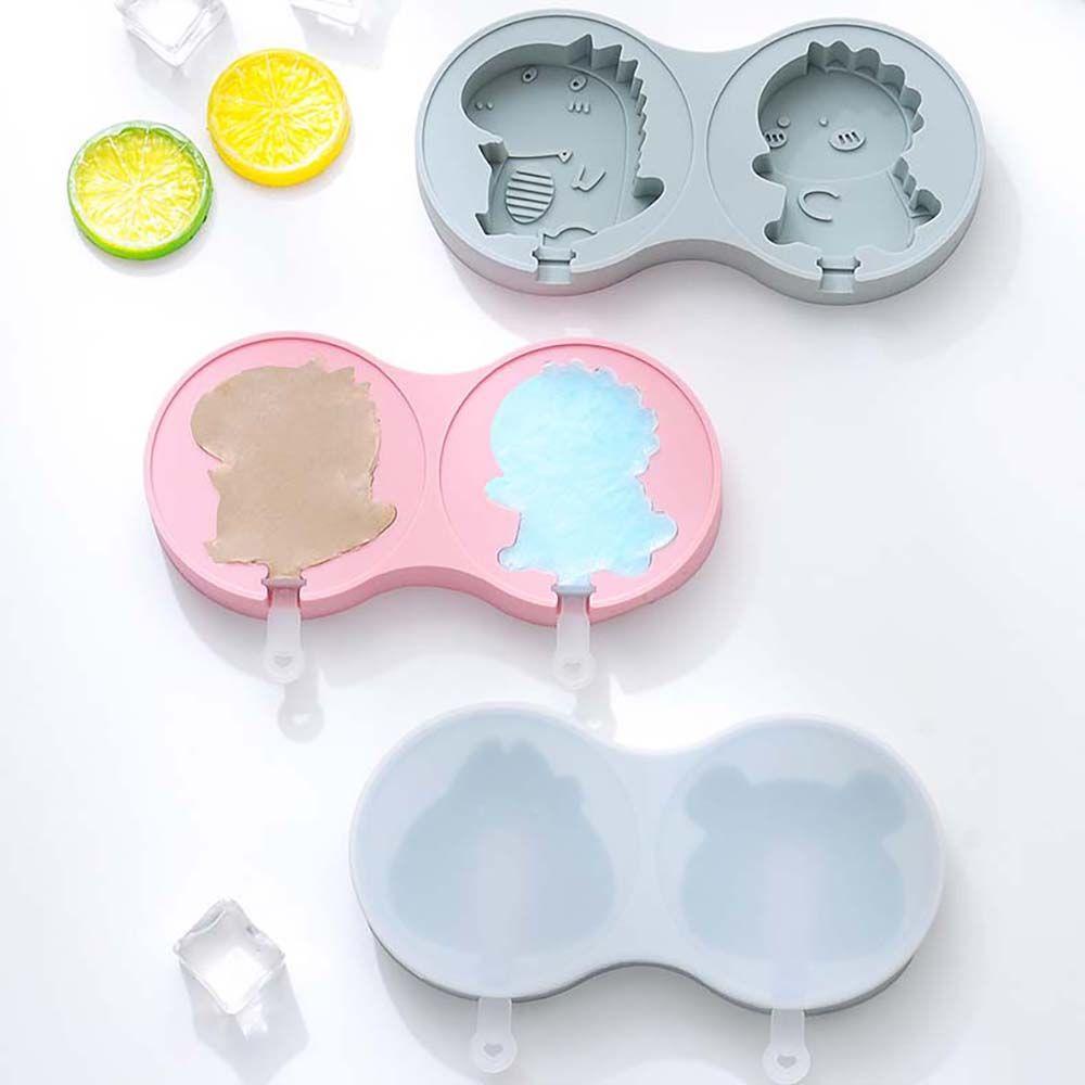 Khuôn Silicone Làm Kem Que Có Nắp Đậy Tiện Dụng