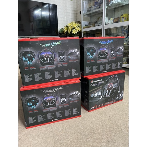 Vô lăng chơi game Suzuka ES900R chơi game ets2, city car, đua xe hỗ trợ ps4 , pc