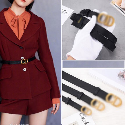 Thắt lưng nữ mặt C D thời trang cá tính