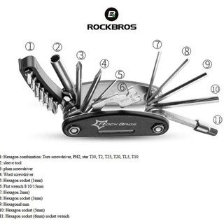 Rockbros Bộ Dụng Cụ Sửa Chữa Xe Đạp Đa Năng Gj8002