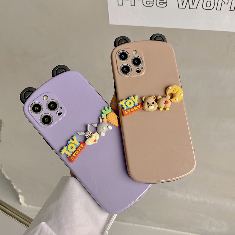 Ốp Điện Thoại Bảo Vệ Toàn Diện Chống Rơi Hình Tai Gấu Cho Iphone 12 Pro Max 12pro 12 Mini Se2020 11pro Max 11pro 11 Ix Xr Xs Max 7 8 Plus | BigBuy360 - bigbuy360.vn