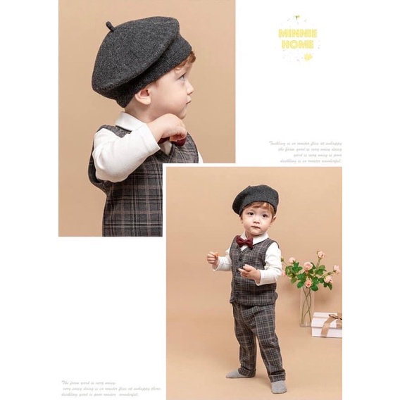 Mũ nồi nỉ Hàn Quốc - Littletini