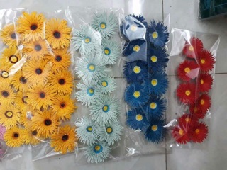 Set 50 bông hoa cúc làm sẵn