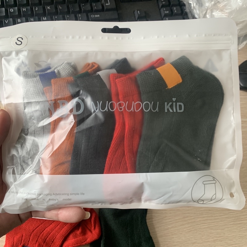 Set 5 đôi tất cho bé trai gái sơ sinh_3 tuổi