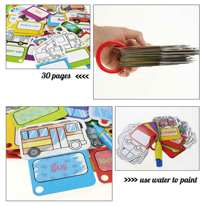 Baby Magic Water Drawing Book Toy Coloring Early Education