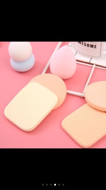 Set 6 bông mút trang điểm tán phấn