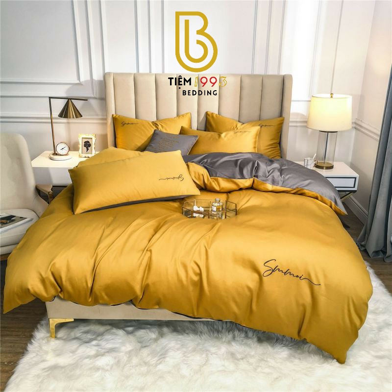 🌞🌞 Set Ga Gối Lụa SUMOI 60s Phối Màu Sang Trọng Chất Vải Mềm Mịn Cho Giấc Ngủ Ngon - Mã KL75 🌞🌞 | BigBuy360 - bigbuy360.vn