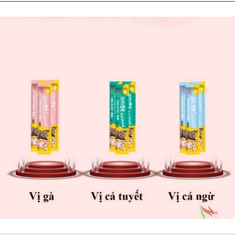 Combo 10 thanh súp dinh dưỡng cho mèo gói 15g- súp shizuka