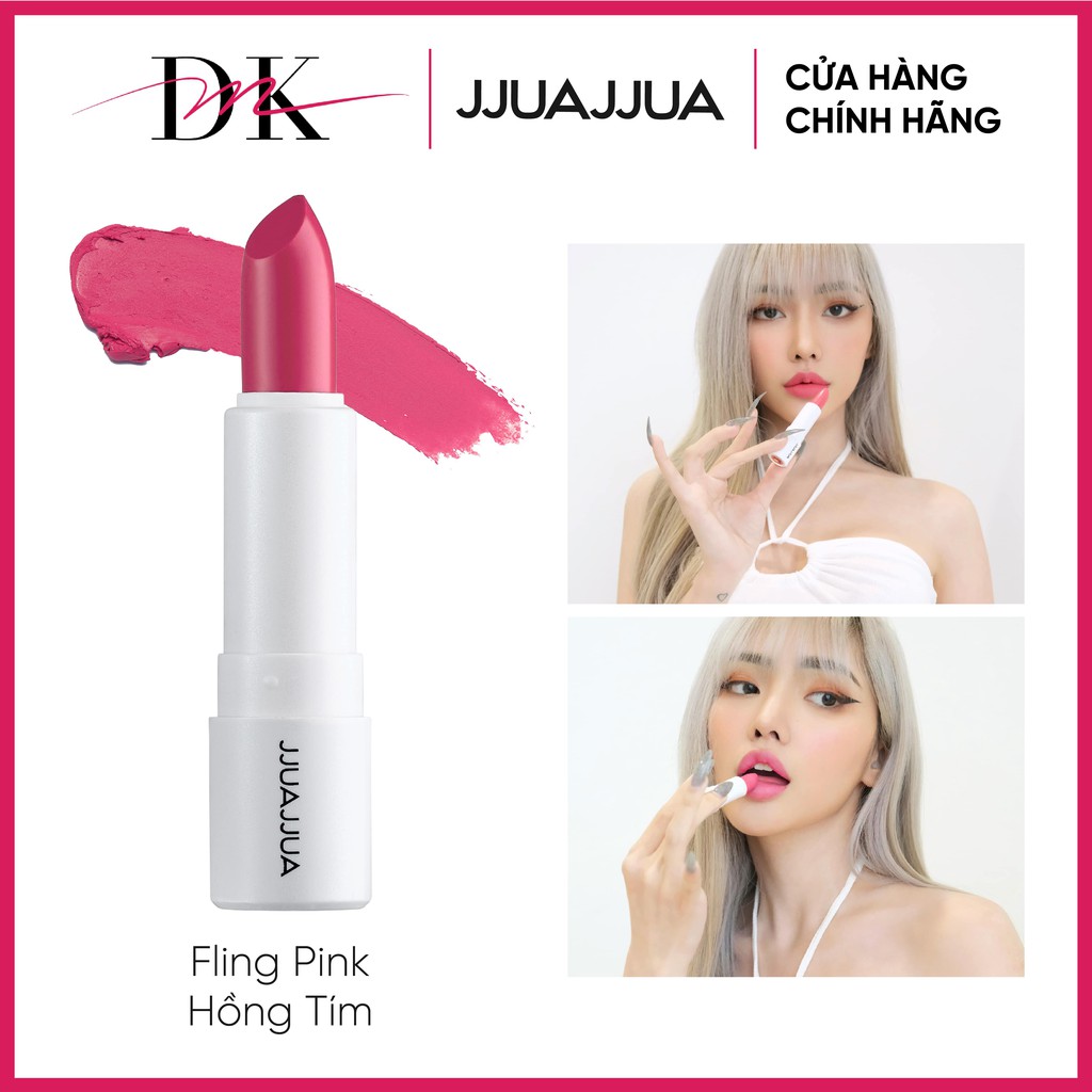 SON THỎI LÌ JJUAJJUA FLING PINK (HỒNG TÍM) | BigBuy360 - bigbuy360.vn