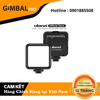 Đèn trợ sáng Ulanzi VL49. Hỗ trợ tối đa khi quay hình ở những nơi thiếu sáng (FUDW2)
