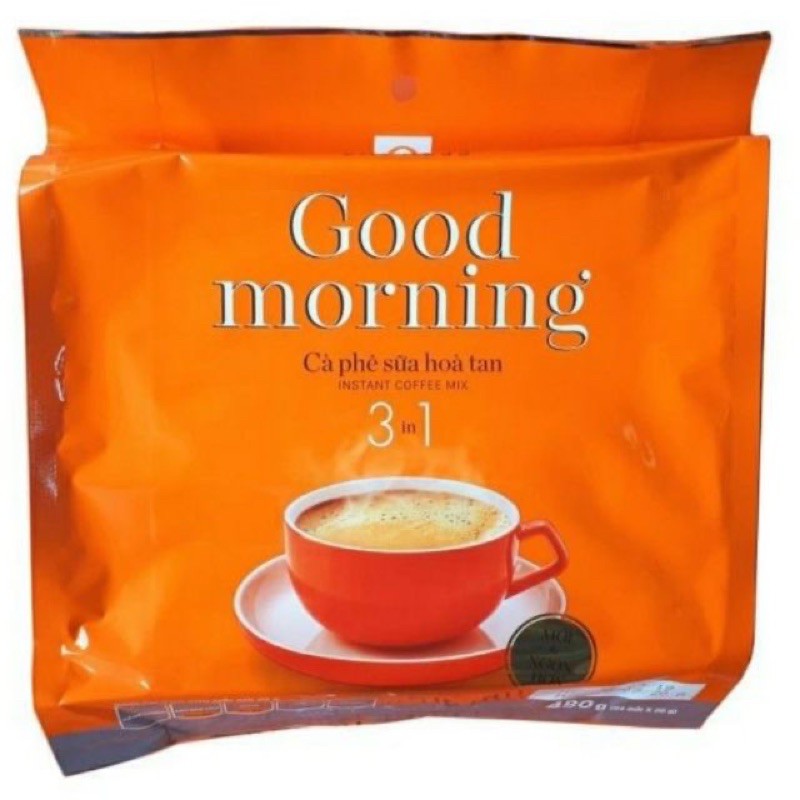 Cafe Sữa Hòa Tan Trần Quang "Good morning" 480gr (24 gói x 20gr)