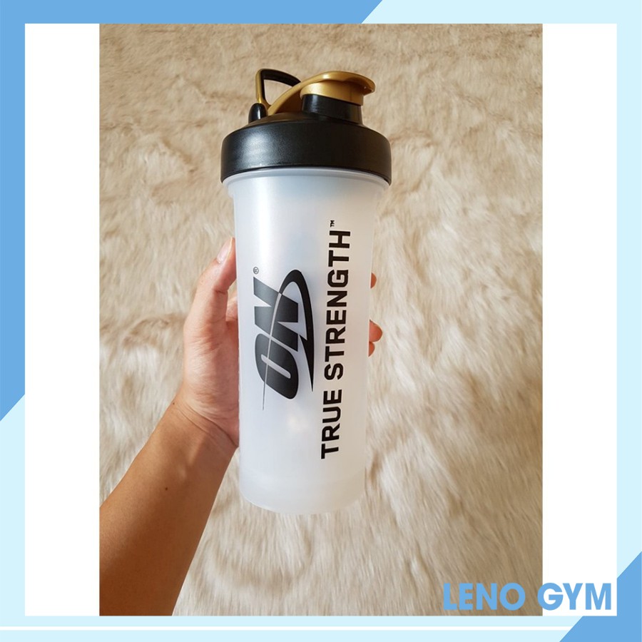 Bình Nước Thể Thao Leno Gym Store 1.2L, Chai Nước Tập Gym Cực Bền, Tặng Quả Lắc Lò Xo