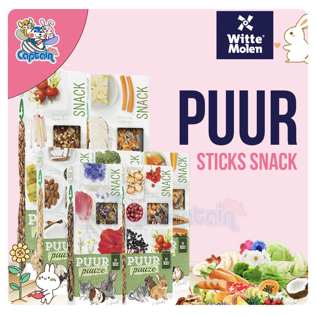 &lt;HÀ LAN&gt; Sticks snack PUUR cho Hamster