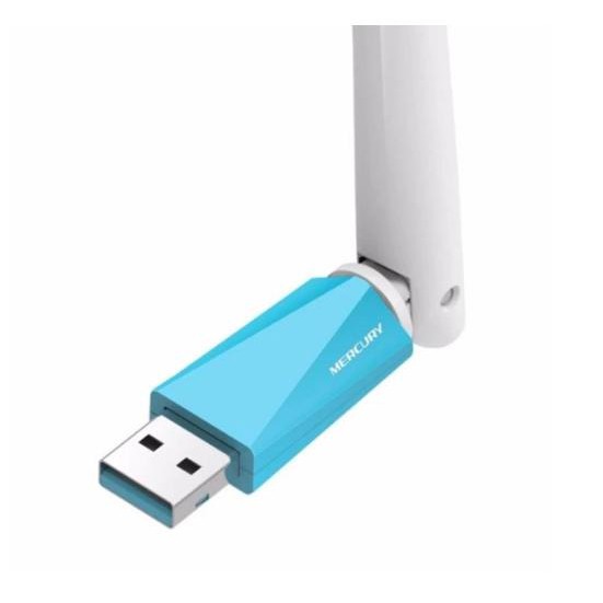 USB thu sóng Wifi Mercury MW150UH+Tặng dây sac hệ điều hanh IOS(giao màu ngẫu nhiên)