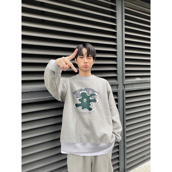 [Mã 12FASHIONSALE1 giảm 10K đơn 50K] KAPFM SWEATER (Áo tay dài màu xám) | BigBuy360 - bigbuy360.vn