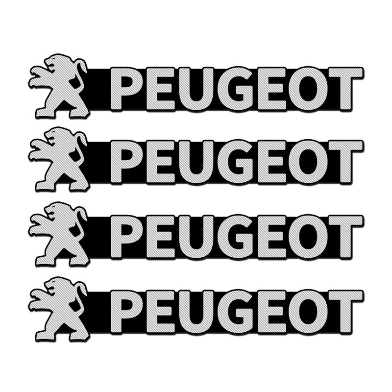Set 4 Miếng Dán Trang Trí Loa Xe Ô Tô Peugeot 2008 3008 206 207 208 307 308 407 508