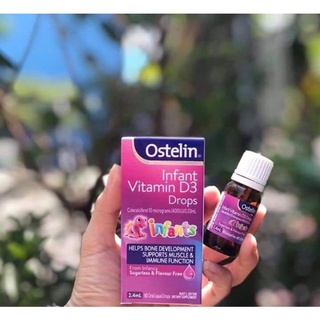 Vitamin D3 ostelin dạng giọt (2.4ml = 80 giọt)