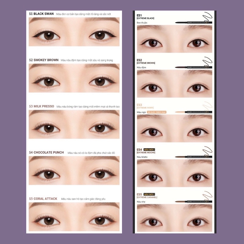 KẺ MẮT EGLIPS SUPER SLIM AUTO LONG EYELINER- EXTREME